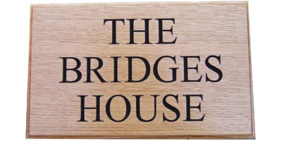 Our Carved Oak signs are Deep Engraved to a depth of up to 10mm