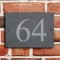 Natural Slate - House Number Sign - 1 or 2 digit
