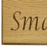 Our Carved Oak signs are Deep Engraved to a depth of up to 10mm