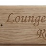 Our Carved Oak signs are Deep V Carved to a depth of up to 10mm