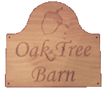 Personalised House Sign in Oak